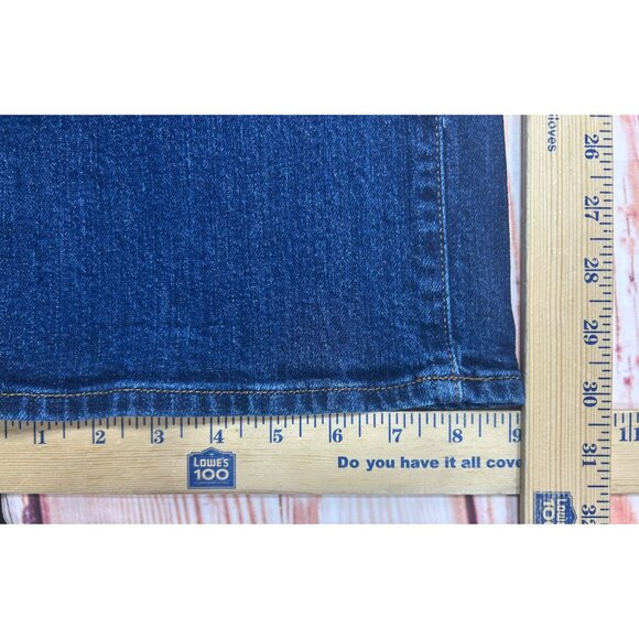 Lucky Brand Mens 181 Relaxed Dark Wash Straight Jeans 34x30 - Picture 7 of 7